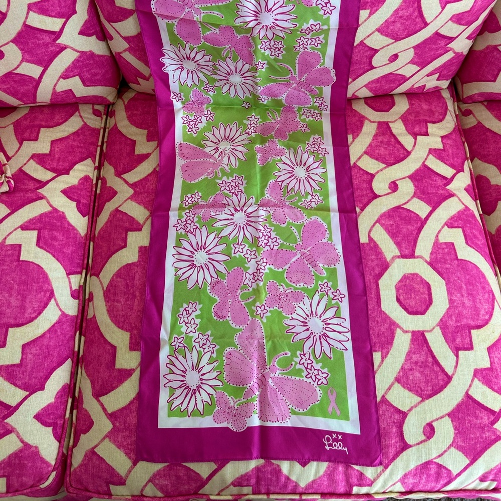 Lily Pulitzer Scarf. Ford Breast Cancer Edition.